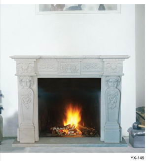 China marble fireplace