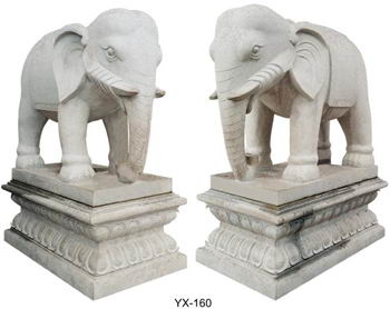 stone elephants