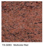 Multicolor Red granite