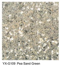 pea sand green granite