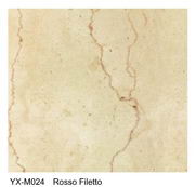 Rosso Filetto marble