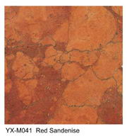 red sandenise marble